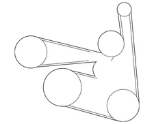 Genuine Nissan Belt-fan 11720-EA001