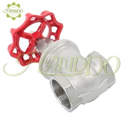 Heavy Duty Gate Valve - 1-1/2'' NPT DN40 Stainless Steel Female For Water Oil Gas