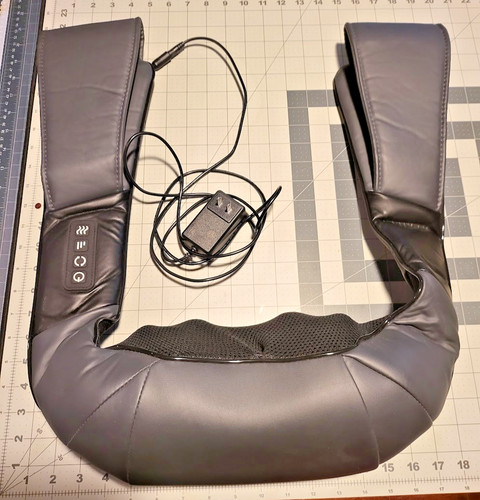 Nekteck Shiatsu Neck Back Massager with Heat Not Cordless A01-NM06-GY