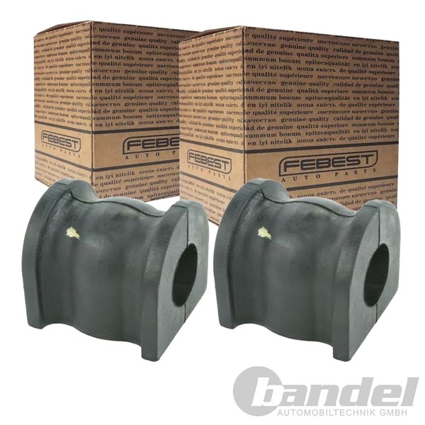 2X Febest Stabilager Buchse Gummilager Stabi Hinten Passend FüR Mazda 6-image