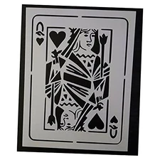 Playing Card Symbols Wall Art Reusable Plastic Stencil - StencilAir