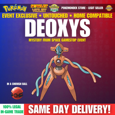 DEOXYS   2008 GAMESTOP MYSTERY FROM SPACE   Pokemon Scarlet And Violet