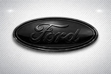 Ford 4.5 Full Black Oval Emblem Front Grille Tailgate Badge Logo Replacement