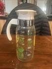 Vintage Pyrex Glass Lemon Lime Pitcher Carafe Welcome Degradation 800+ ml 9.5” — photo 4