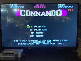 Commando (Nintendo NES, 1986) CID Complete Very Nice