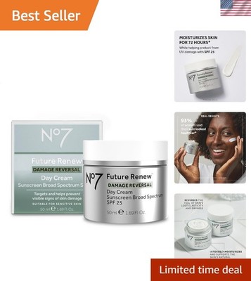 Future Renew Anti-Aging Face Cream with SPF 25 - Hydrating Peel & Repair 1.69 Oz