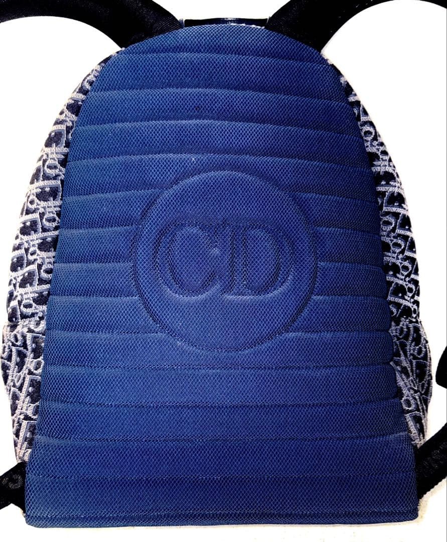 Dior Oblique Allover Pattern Backpack Rucksack Na… - image 3