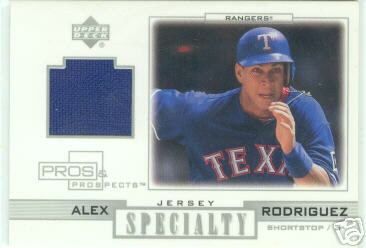 Camiseta CD Alex Rodriguez Yankees 01 UD Pros & Prospects - Imagen 1 de 1