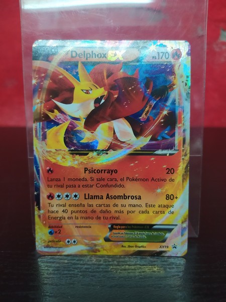 Pokemon Promo DELPHOX EX XY19 Rare Holo Foil SPANISH CARD TCG JCC