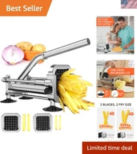 Ergonomic French Fry Cutter with Anti-Slip Design - Create Fries Like a Pro