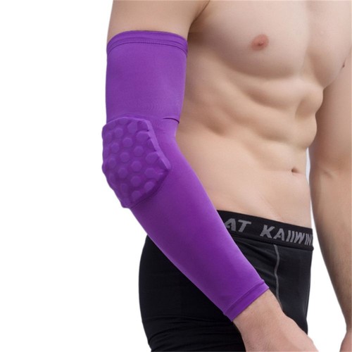 UK Arm Sleeve Armband Elbow Support Basketball Arm Sleeve Breathable Football - Picture 30 of 33