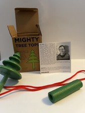 Stocking Stuffer Mighty Tree Tops Areaware Wooden Spinning Toy Top Karl Zahn