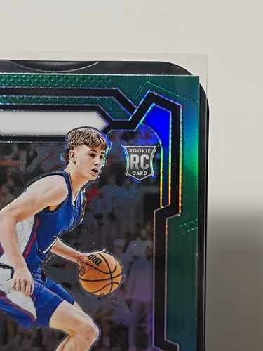 Selecciones del draft de Panini Prizm 2024 #91 Johnny Furphy radiocontrol novato verde Prizm - Imagen 3 de 6