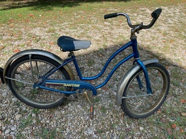 1980s Schwinn Made In USA Bantam Bicycle 20in Blue Good 1980s Schwinn Made In USA Bantam Bicycle 20in Blue Good