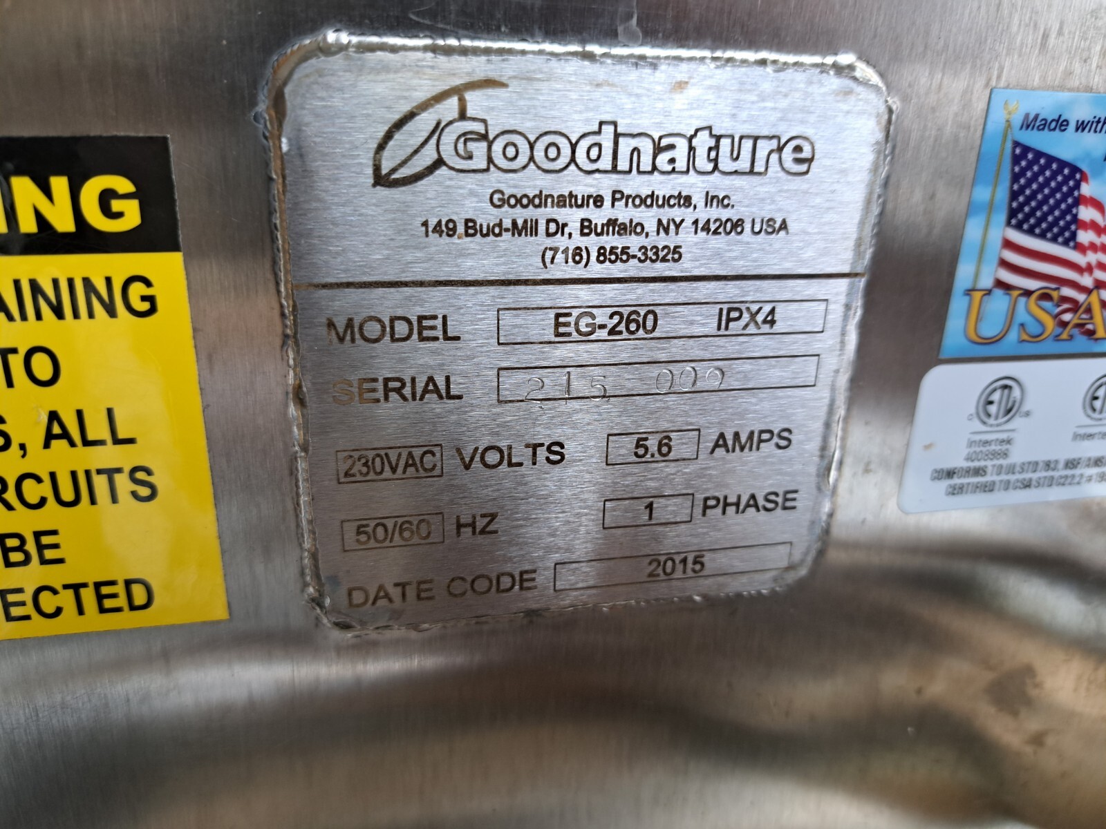 Goodnature X1 Cold Press Juicer Manufactured 2015 eBay