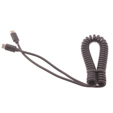 USB-C to TYPE-C Coiled Cable Fast Charger Cord Power Wire Sync 6ft for Tablets