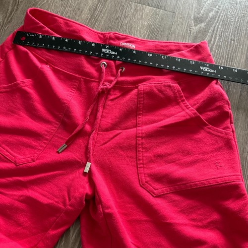Danskin Now Jogger Sweat pants Womens Capri - Size S red - Picture 3 of 6