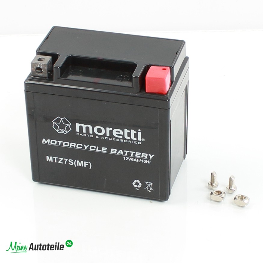 Motorrad Batterie Gel Moretti MTZ7S 12V 6 Ah YTZ7S ATV Quad Batterie eBay