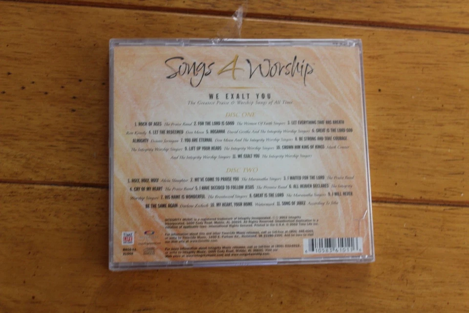 SONGS 4 WORSHIP CD "WE EXALT YOU" [NEW] TIME LIFE 2CD CHRISTIAN MIX [111A] — 第 2/4 张图片