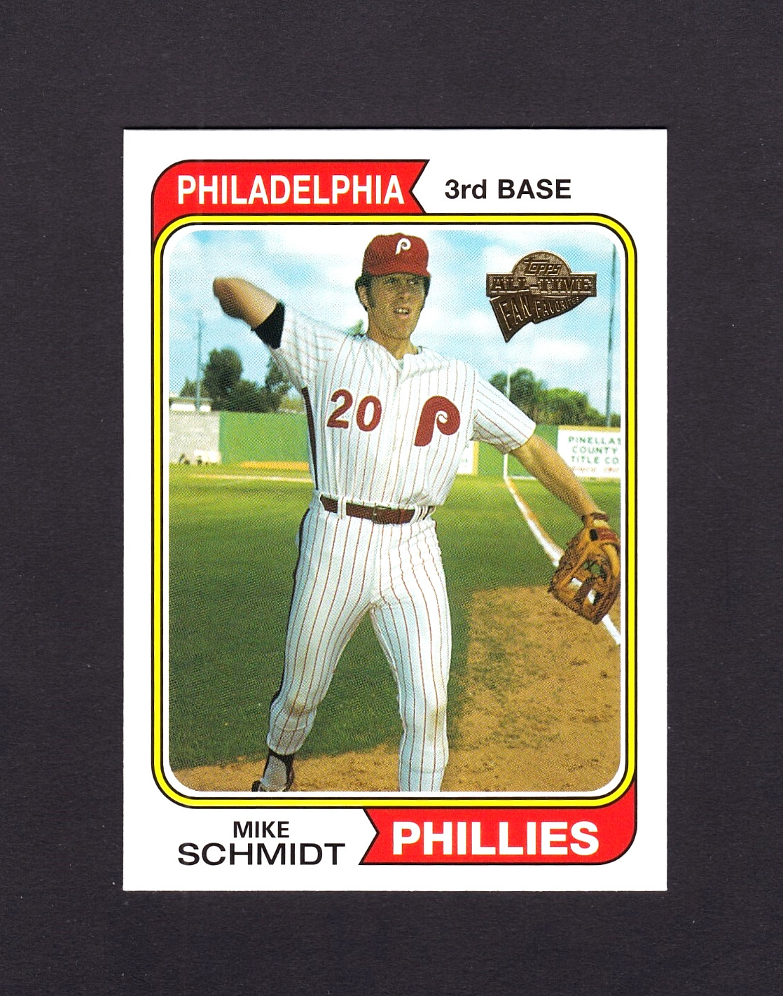 2004 Topps All-Time Fan Favorites #20 Mike Schmidt ['74] [NM/MT] [2]
