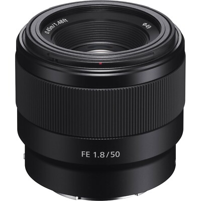 (Open Box) Sony SEL 50mm f/1.8 FE Standard Prime E-Mount Lens