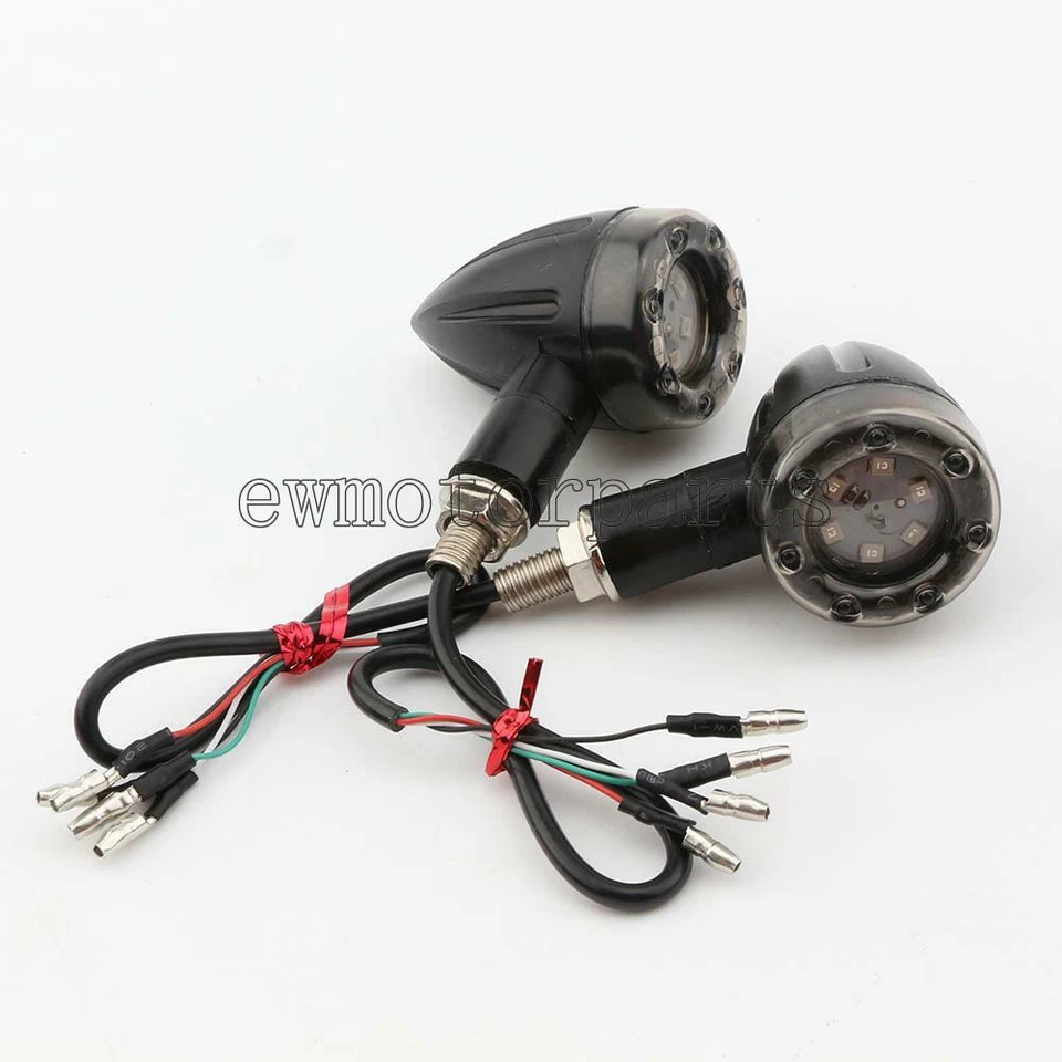 Mini luz LED de plástico de 2,2" para Kawasaki KZ 650 750 1000 1100 1300 Foto 4 de 4
