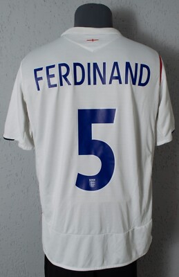 イングランド　FERDINAND ユニフォーム England Ferdinand Jersey World Cup 2006 Home Football Soccer