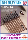 9 x UV GEL NAIL BRUSH SET, ACRYLIC, MANICURE, VARNISH, ART, TIPS, LINER PEN TOOL