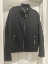 Michael Kors Men's Med Black Pea Coat 