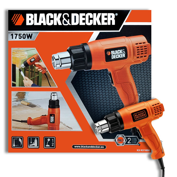Pistola Termica BLACK+DECKER 1750W KX1650 | Sverniciatore Professionale