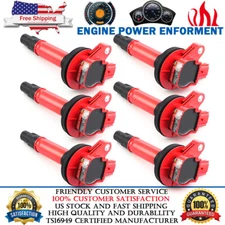 6 Pack High Performance Ignition Coils For Lincoln MKS MKT MKX MKZ 3.7L V6 UF553