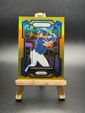 2024 Panini Prizm CARSON ROCCAFORTE True GOLD  #’d /10 Royals