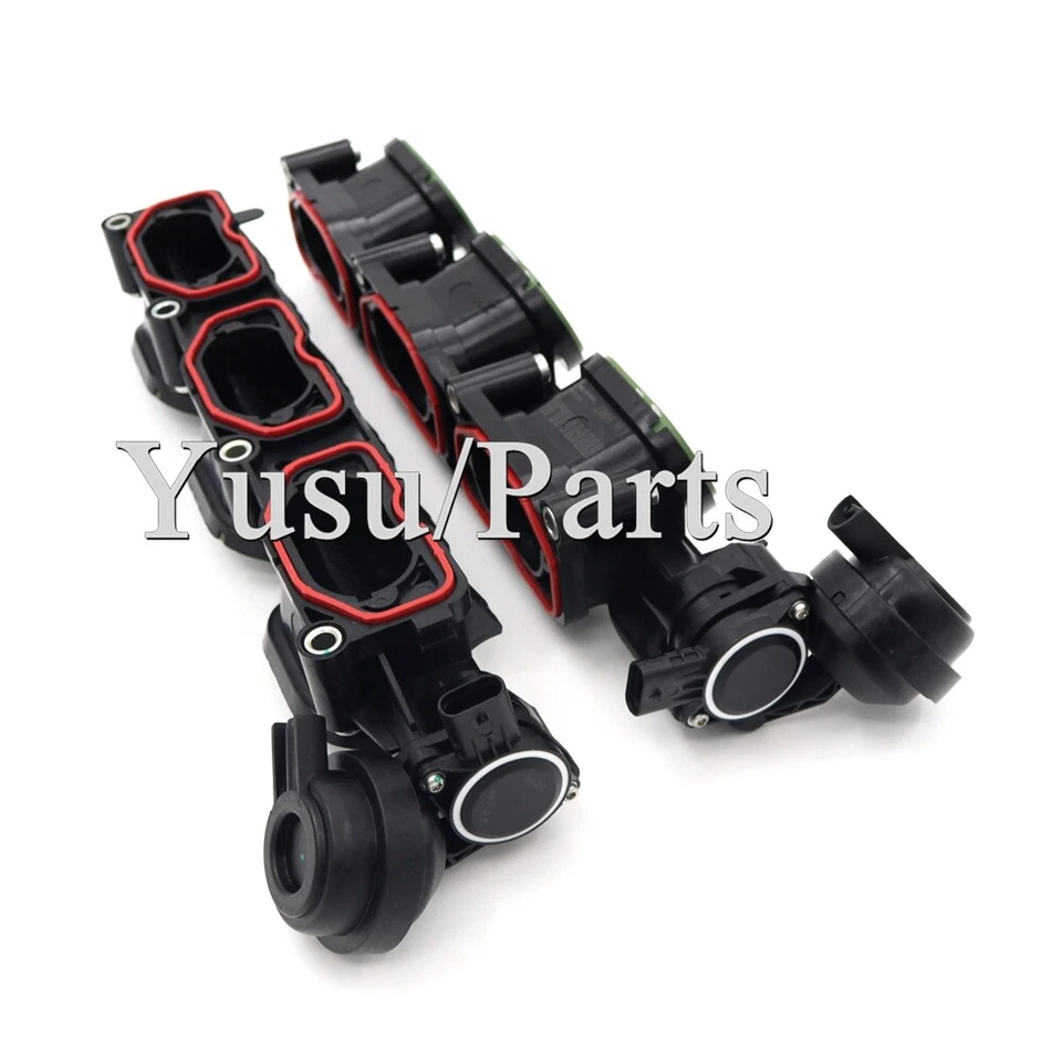 Colectores de admisión originales Mahle izquierda y derecha para VW Audi S4 S5 A6 A7 Q5 Q7 3.0T Foto 4 de 4