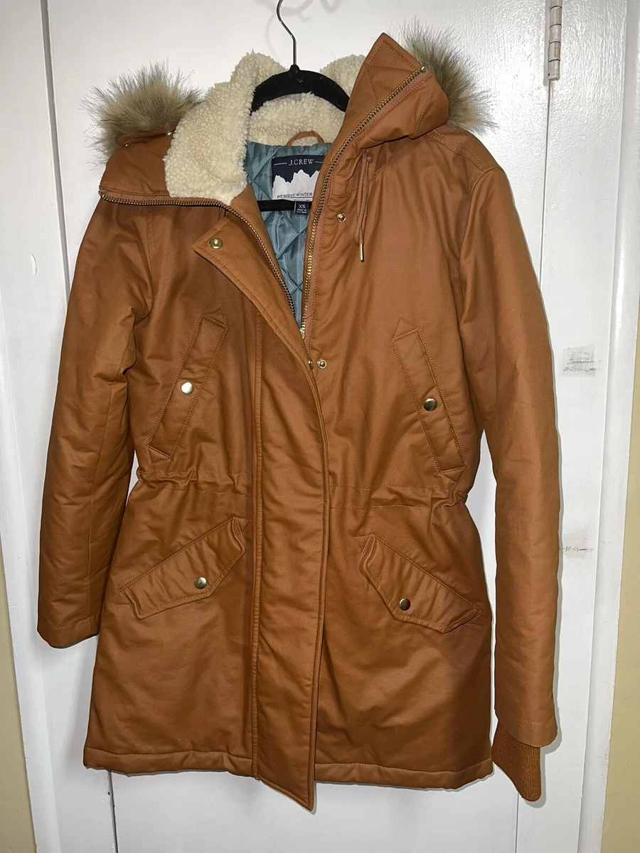J.Crew Adobe Size XS Perfect winter parka with eco friendly