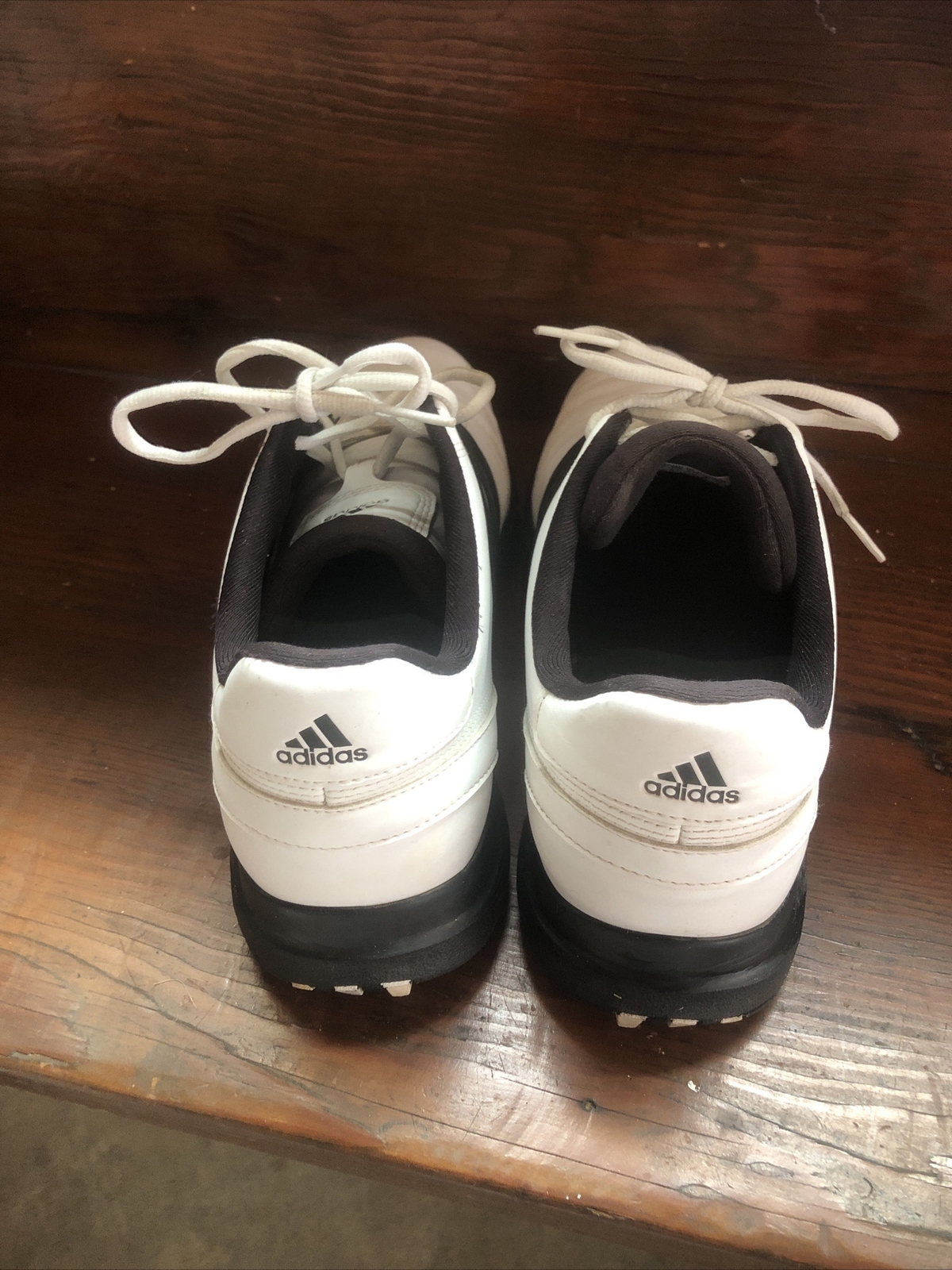 Adidas Mens Z Traxion White/Black Golf Shoes size 11! Great condition