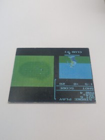 GOLF #41 Family Computer Card Menko Amada Famicom Konami Vintage 1985 Japan A2