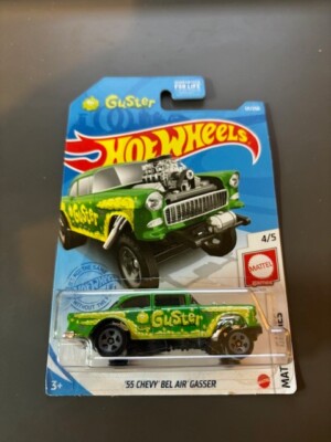 HOT WHEELS 2021 '55 CHEVY BEL AIR GASSER GREEN 121/250 GRY71 MATTEL GAMES GUSTER