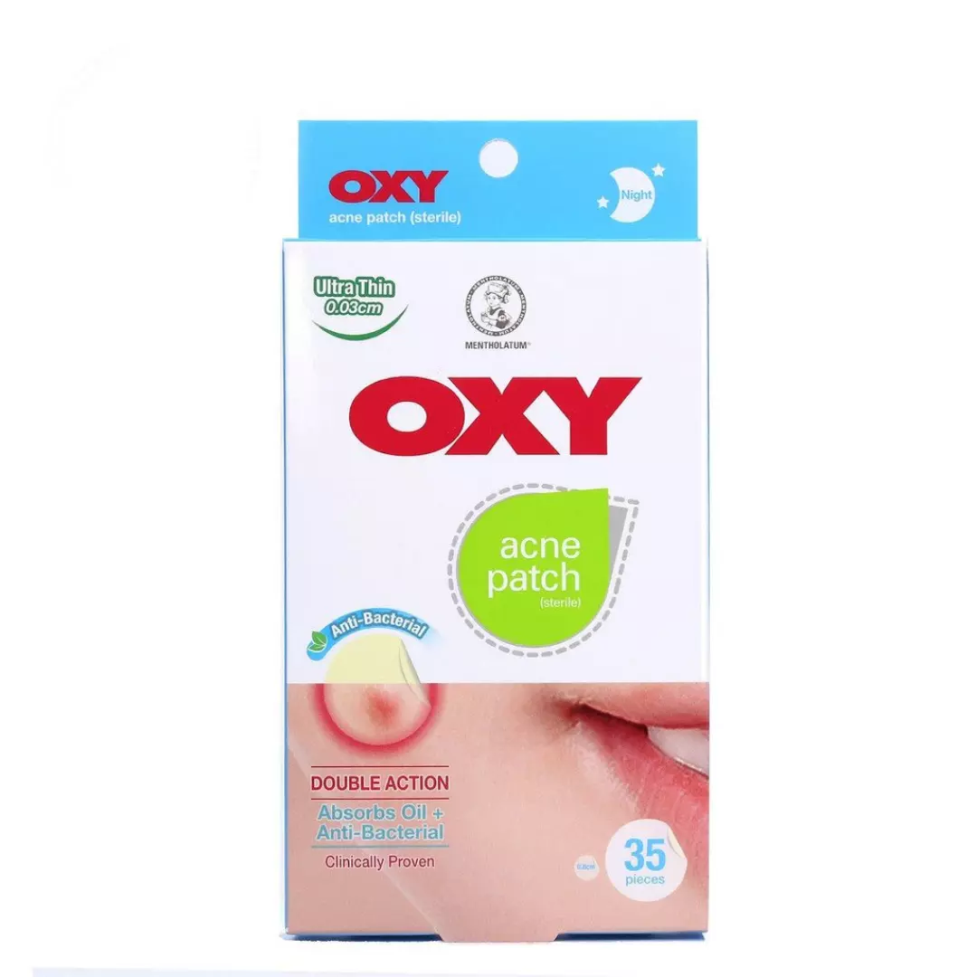 OXY Anti Bacterial Acne Patch Ultra Thin 0.03cm 35 s BLUE Night