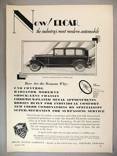 Elcar Motor Car PRINT AD - 1929 ~~ 95 Sedan