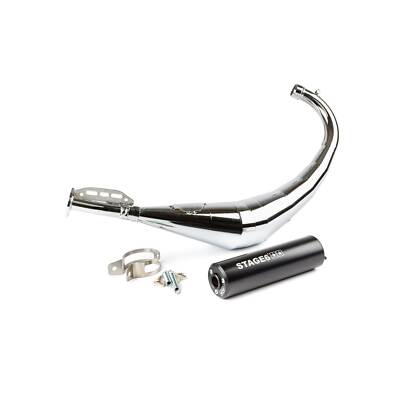 Complete Stage6 Strretrace Chrome Exhaust FANTIC TL 50 E