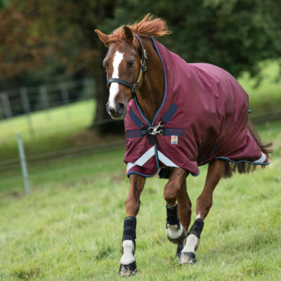 Horseware Rambo Wug Turnout Med 200g - Burgundy - Weidedecke