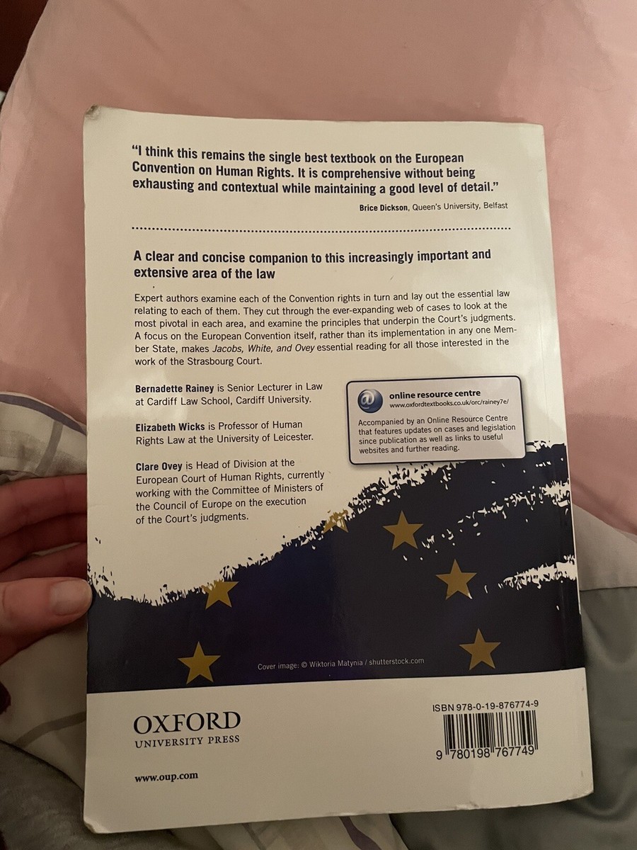 Jacobs, White, and Ovey The European Convention on Human Rights