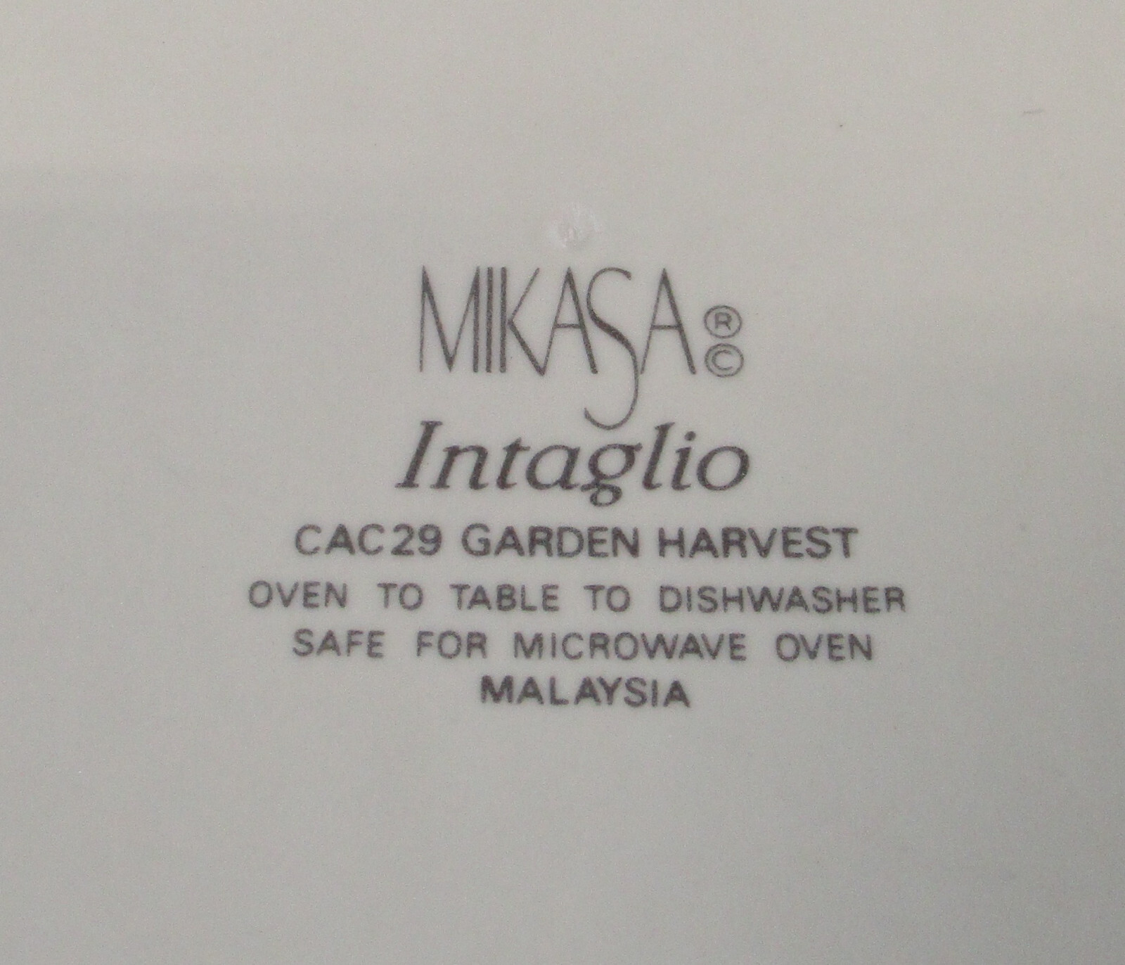 Mikasa Garden Harvest CAC29 Square Baker Serving Bowl 10 3/4"