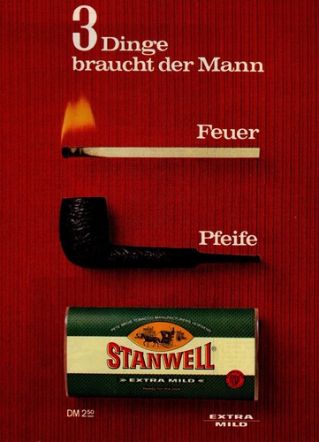 3w22839/ Old Advertising from 1967 - STANWELL Pipe Tobacco