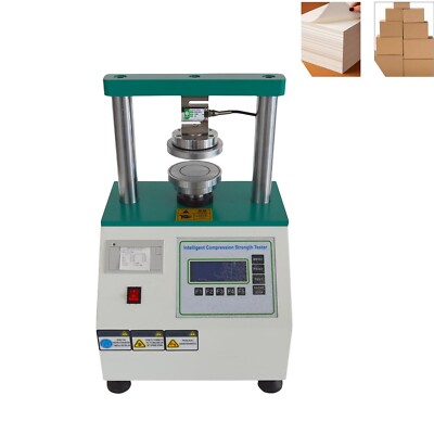 Corrugated Cardboard Paper Strength Tester Carton Board Crush Test Press Tester