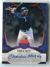 2024 Leaf Bronx Legacy Charlie Hayes AUTO AUTOGRAPH 61/75 NEW YROK YANKEES