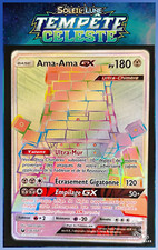 Carte Pokémon Ama-Ama GX 176/168 Rainbow SL7 Soleil Lune Tempête Céleste FR SL07
