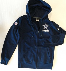 Nike NFL Dallas Cowboys Therma-Fit Full-Zip Hoodie S Blue On Field Apparel STAR | eBay