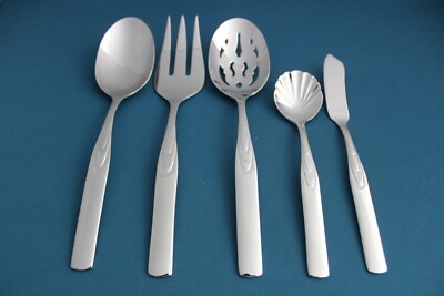 J A Henckels RAPTURE Serving (5pc Set) Tablespoon Fork Pierced 18/10 NEW