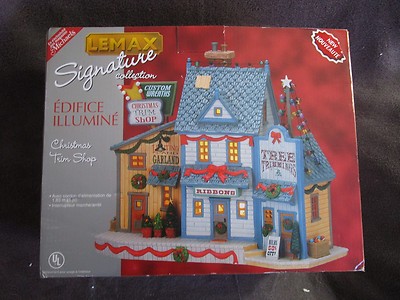 Lemax, Signature Collection, The Christmas Trim Shop  #75559   2007